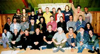 Working for cannabis law reform - participants at the AGM 2002