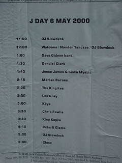 set list