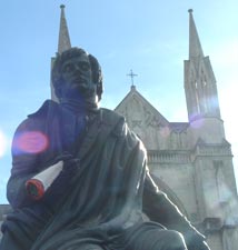 Robbie Burns lights up in solidarity in Dunedins
Octagon