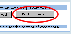 Location of the Post Comment button