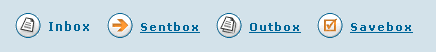 The Private Message Buttons - Inbox, Sentbox, Outbox, Savebox
